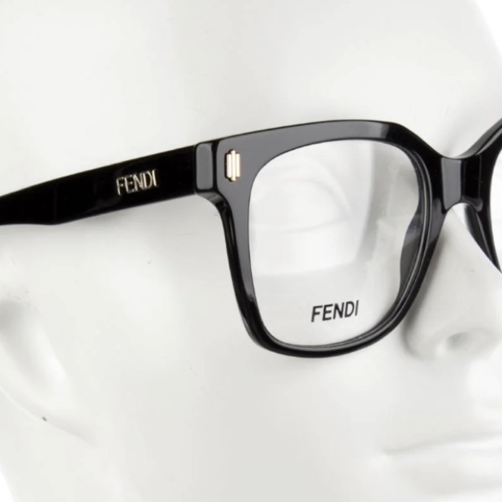 Fendi Square Glossy Eyeglasses